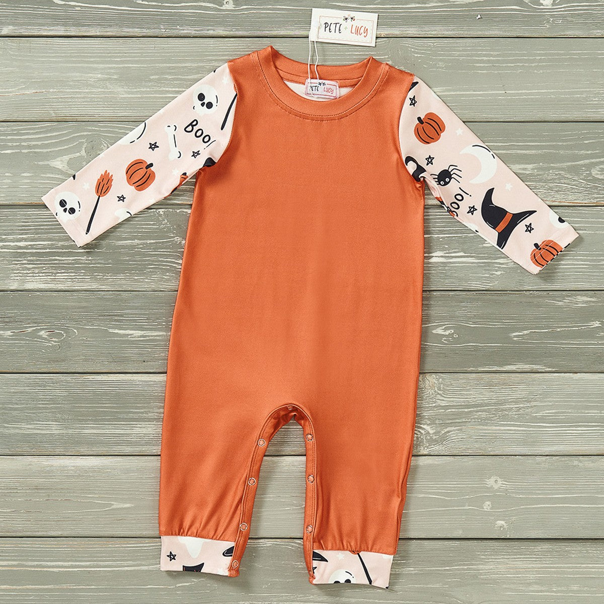 SPOOK-Tacular Boy Romper