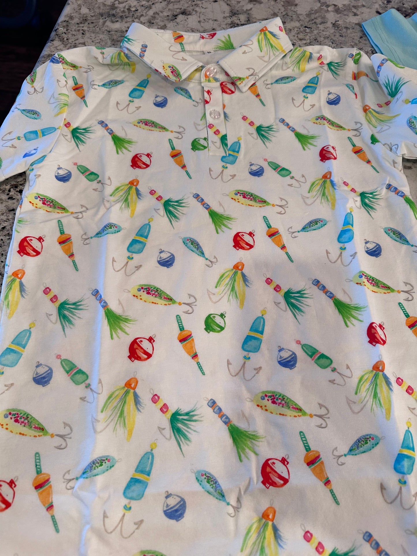 Let's go fishing Polo Shirt